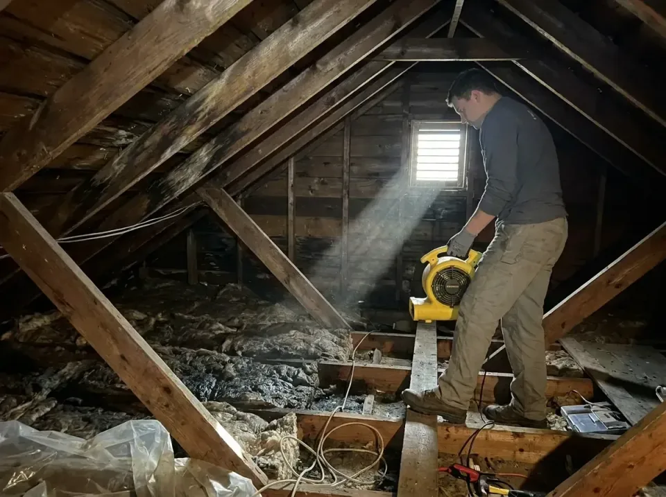 attic-water-damage-drying-proc-007 — frequently asked questions, Emergency Water Extraction & 24/7 Flood Response in Northva…